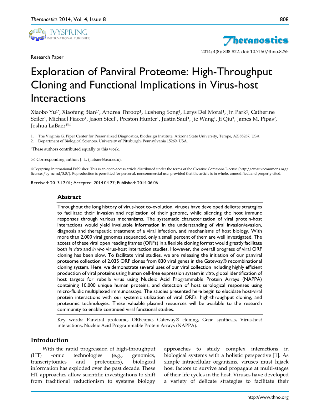 Pdf Exploiting the Fruits of the Genome Projects by Creating a Needed Resource to Face the Challenges of the Post-Genomic Era