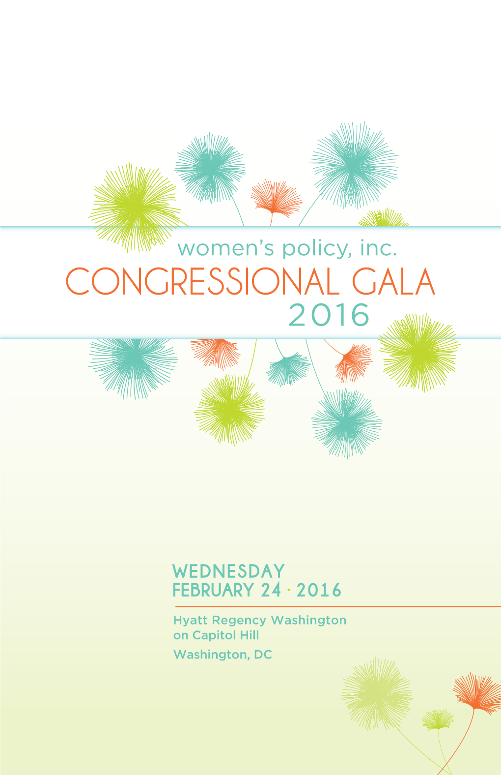 2016 Congressional Gala Program