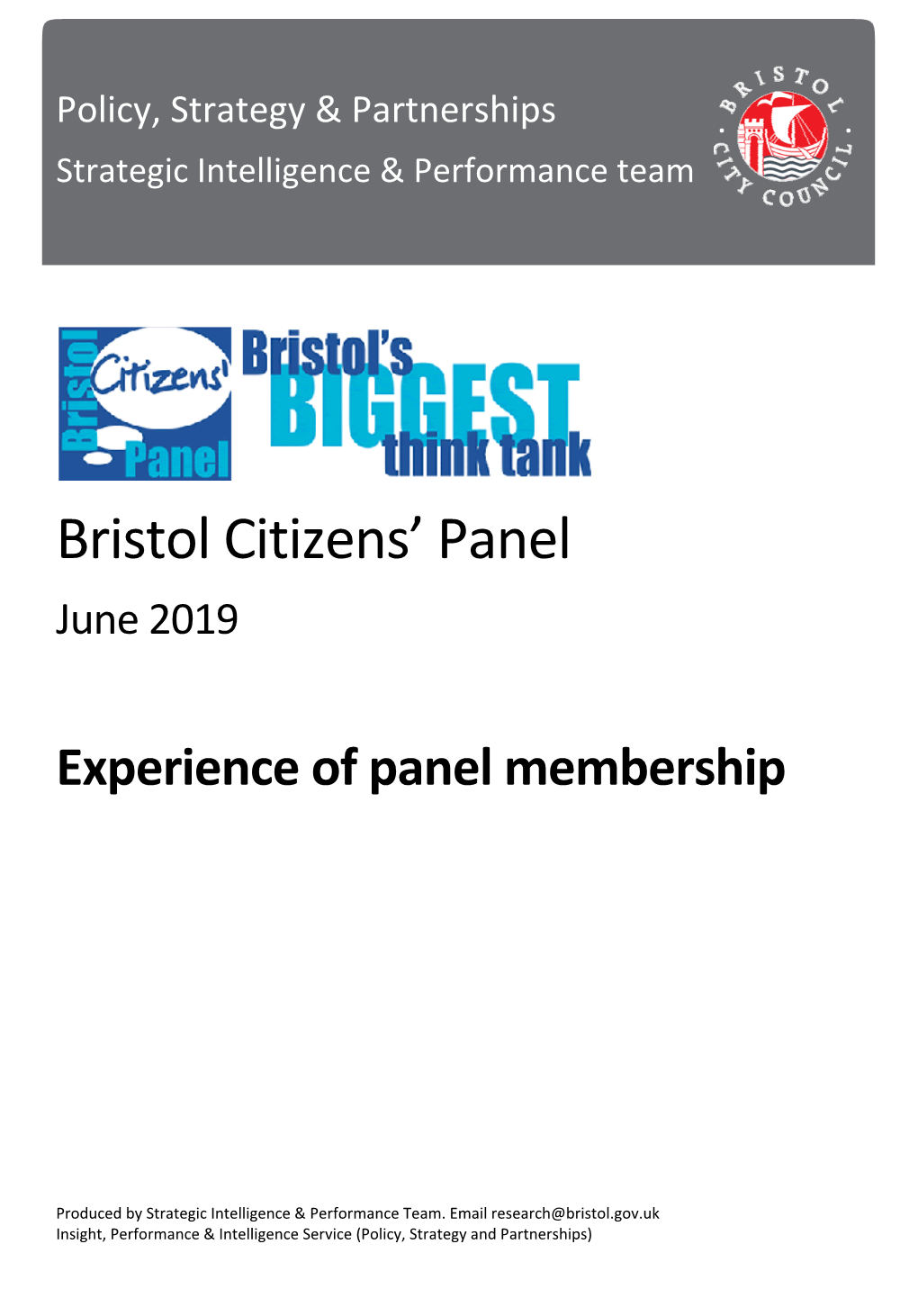 Bristol Citizens' Panel