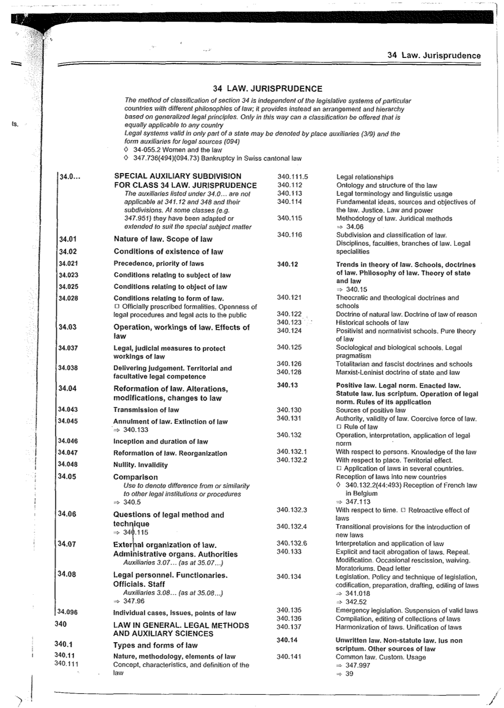 34 Law. Jurisprudence