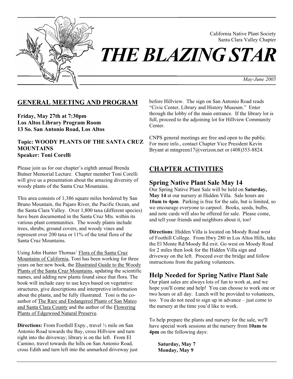 The Blazing Star