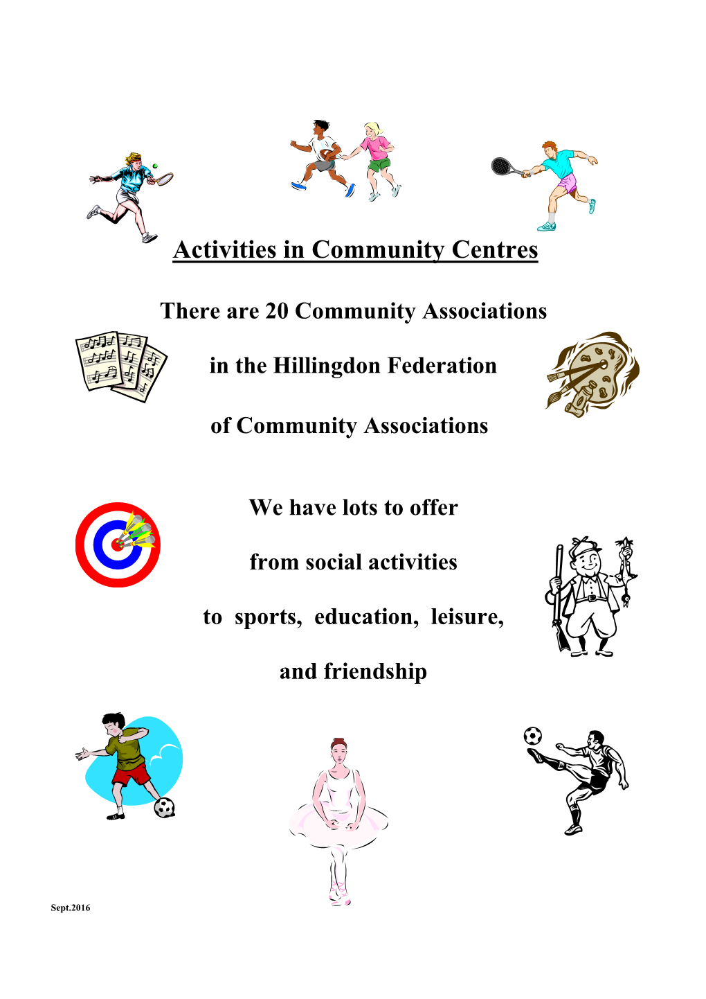 Activities in Community Centres