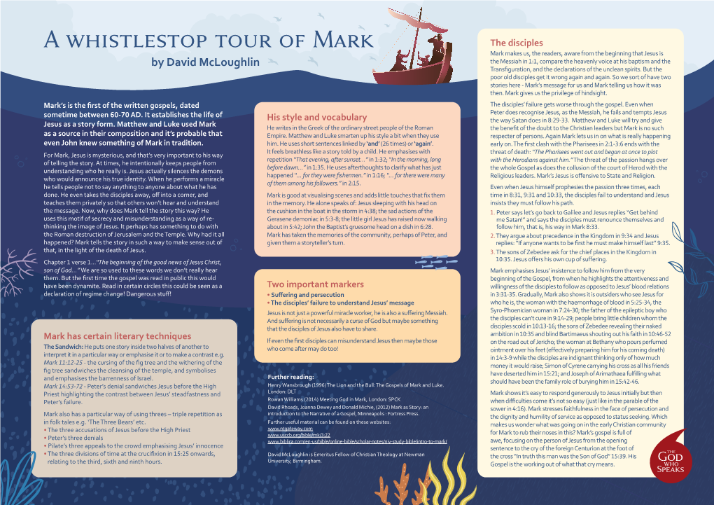 A Whistlestop Tour of Mark