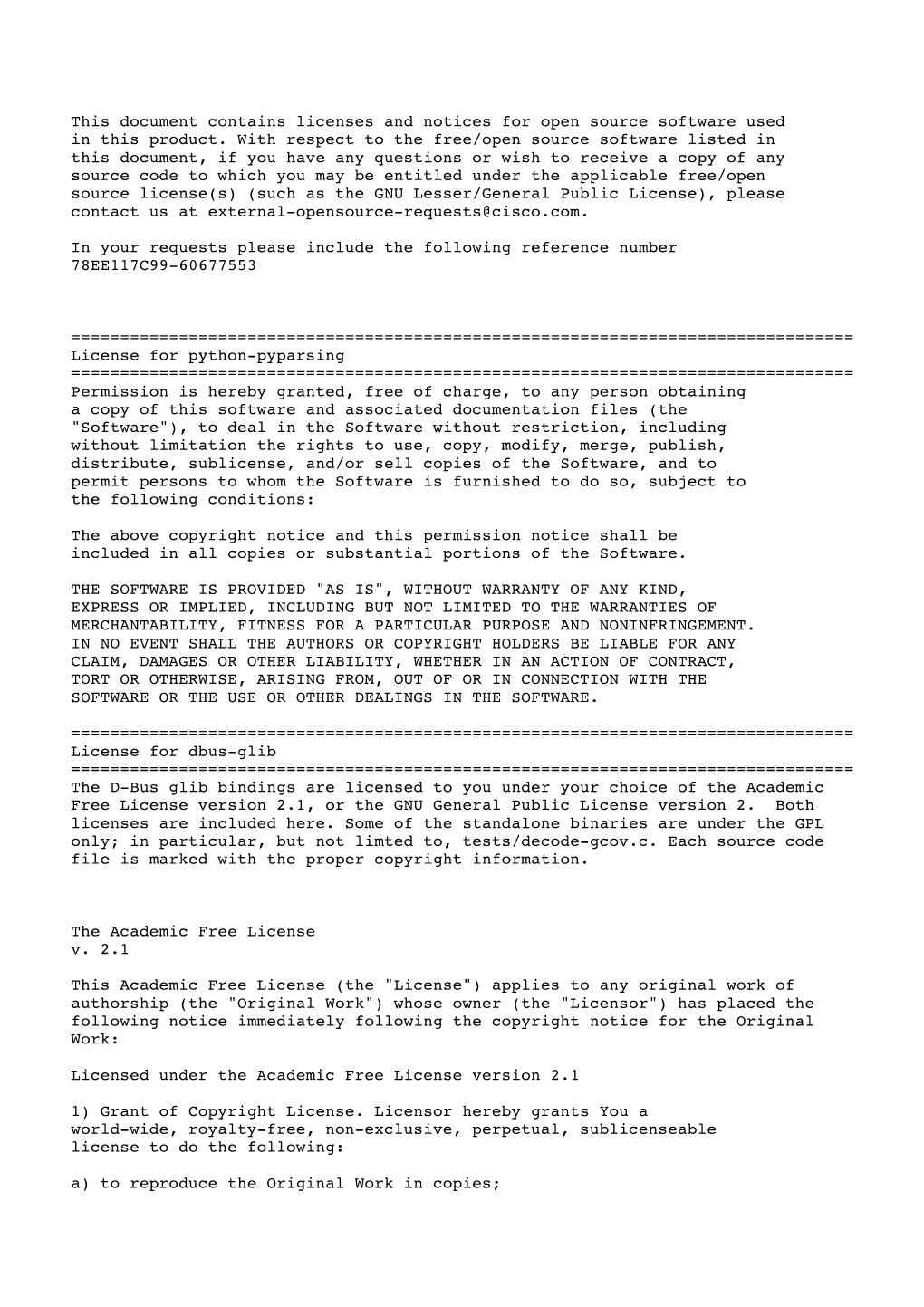 Cisco Expressway X8.2 Open Source Documentation