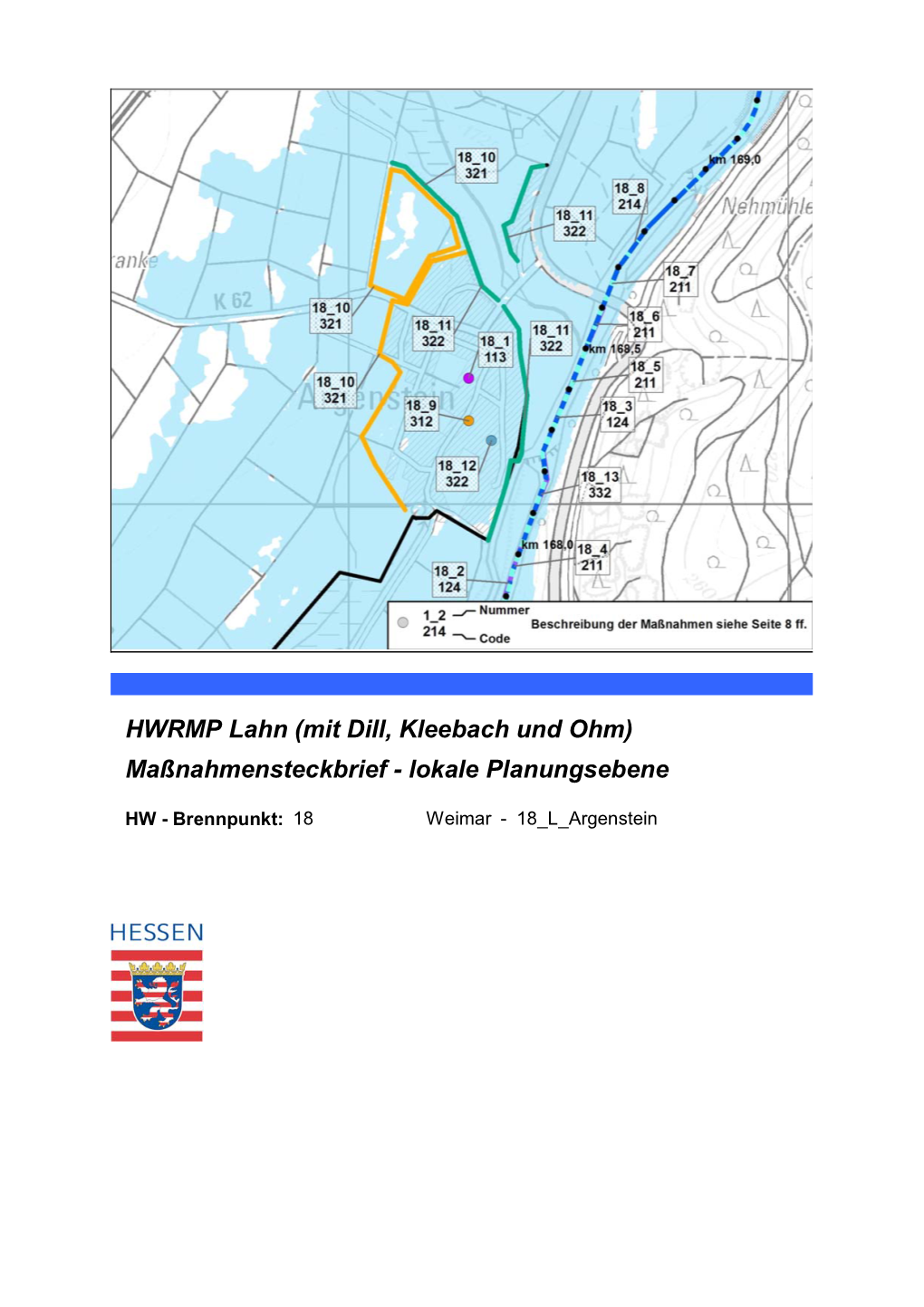 HWRMP Lahn (Mit Dill, Kleebach Und Ohm) Maßnahmensteckbrief - Lokale Planungsebene