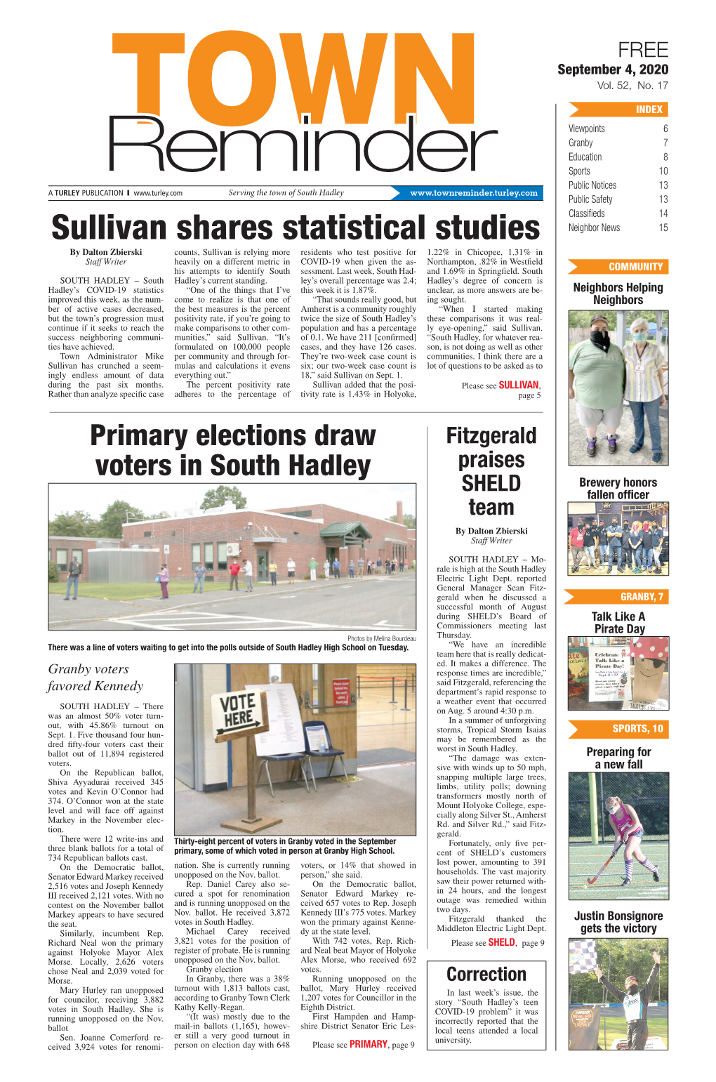 Sullivan Shares Statistical Studies