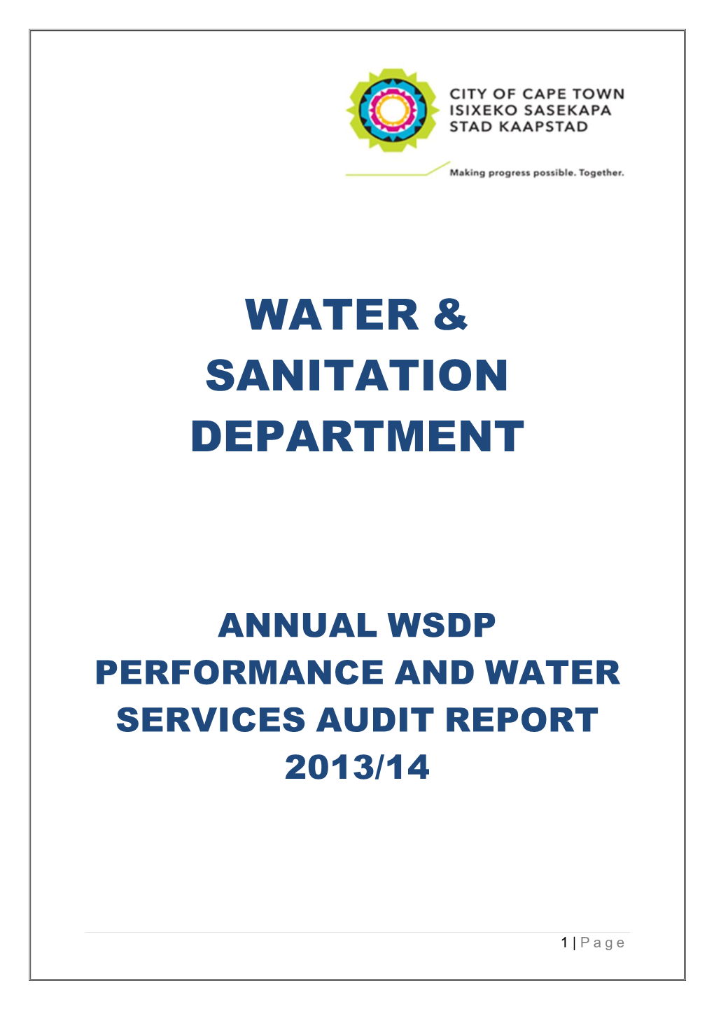 Water & Sanitation Department