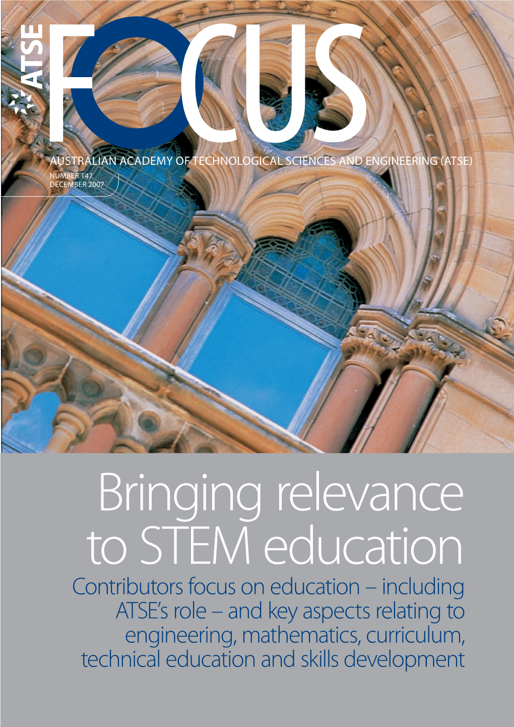 Bringing Relevance to STEM Education