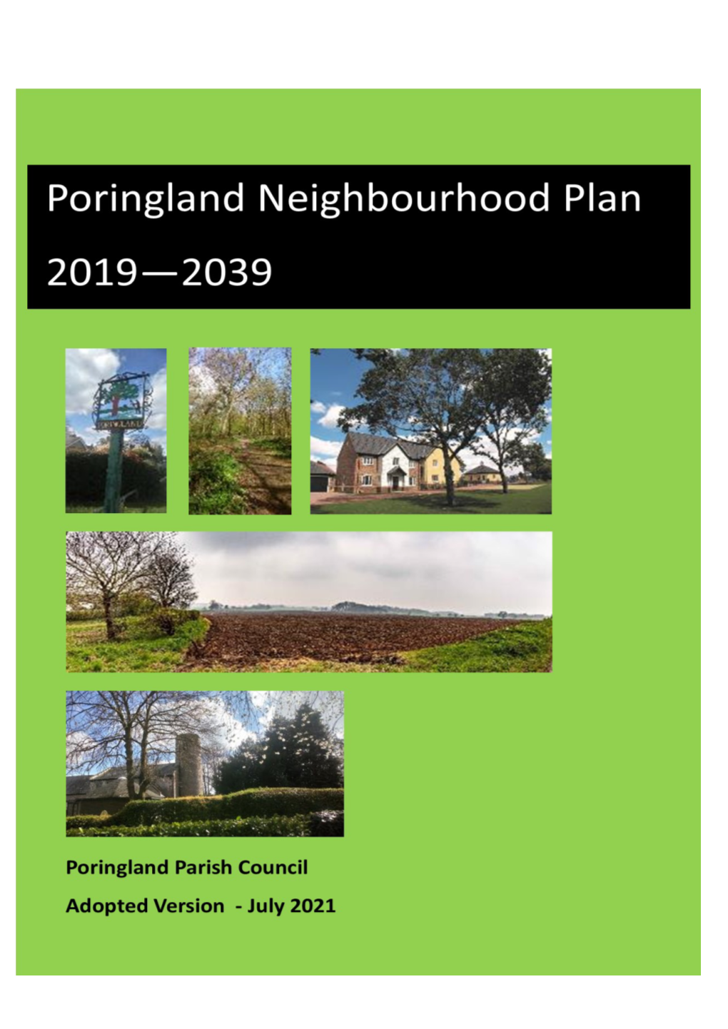 Poringland Neighbourhood Plan 5