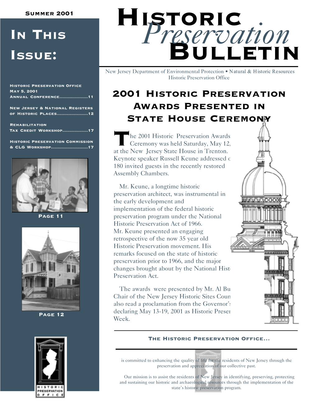 Preservation ISSUE: BULLETIN