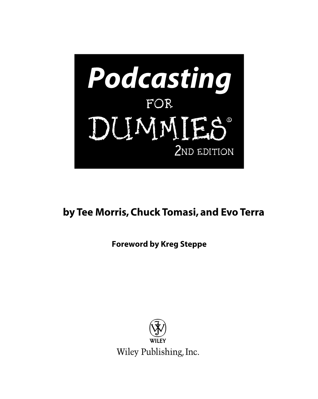 Podcasting for Dummies (ISBN