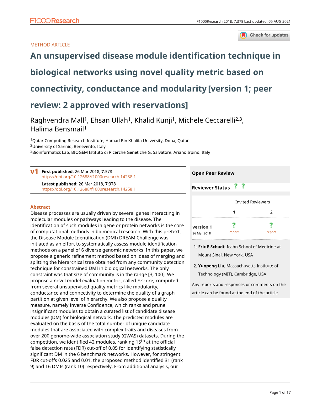 An Unsupervised Disease Module Identification