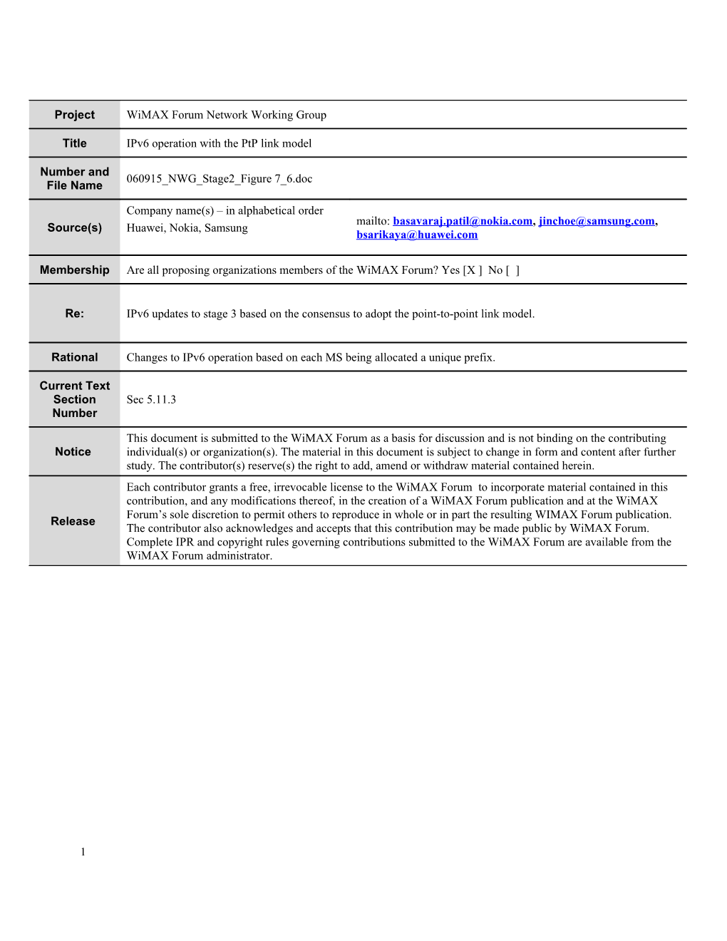 5.11.2 802.16E and Wimax Support for Ipv6