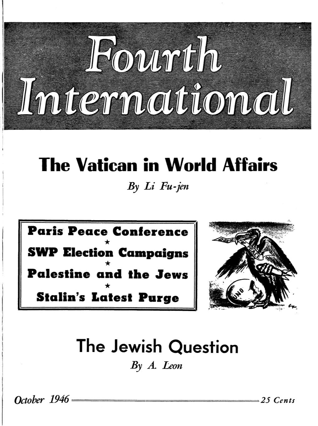 The Vatican in World Affairs