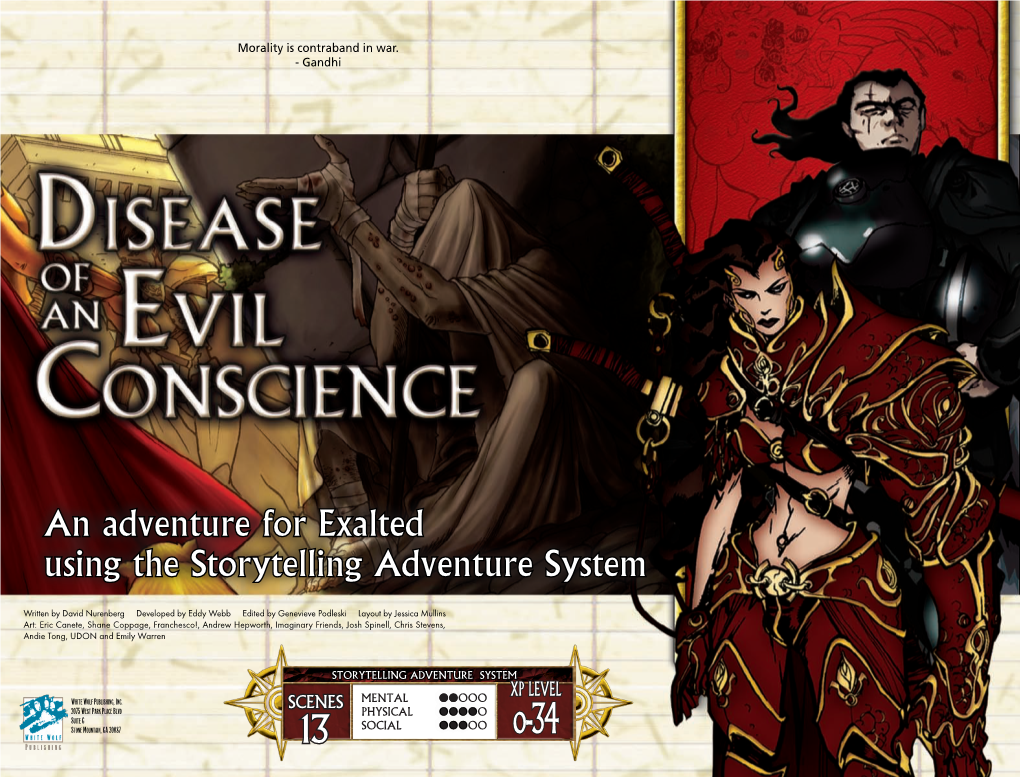 An Adventure for Exalted Using the Storytelling Adventure System