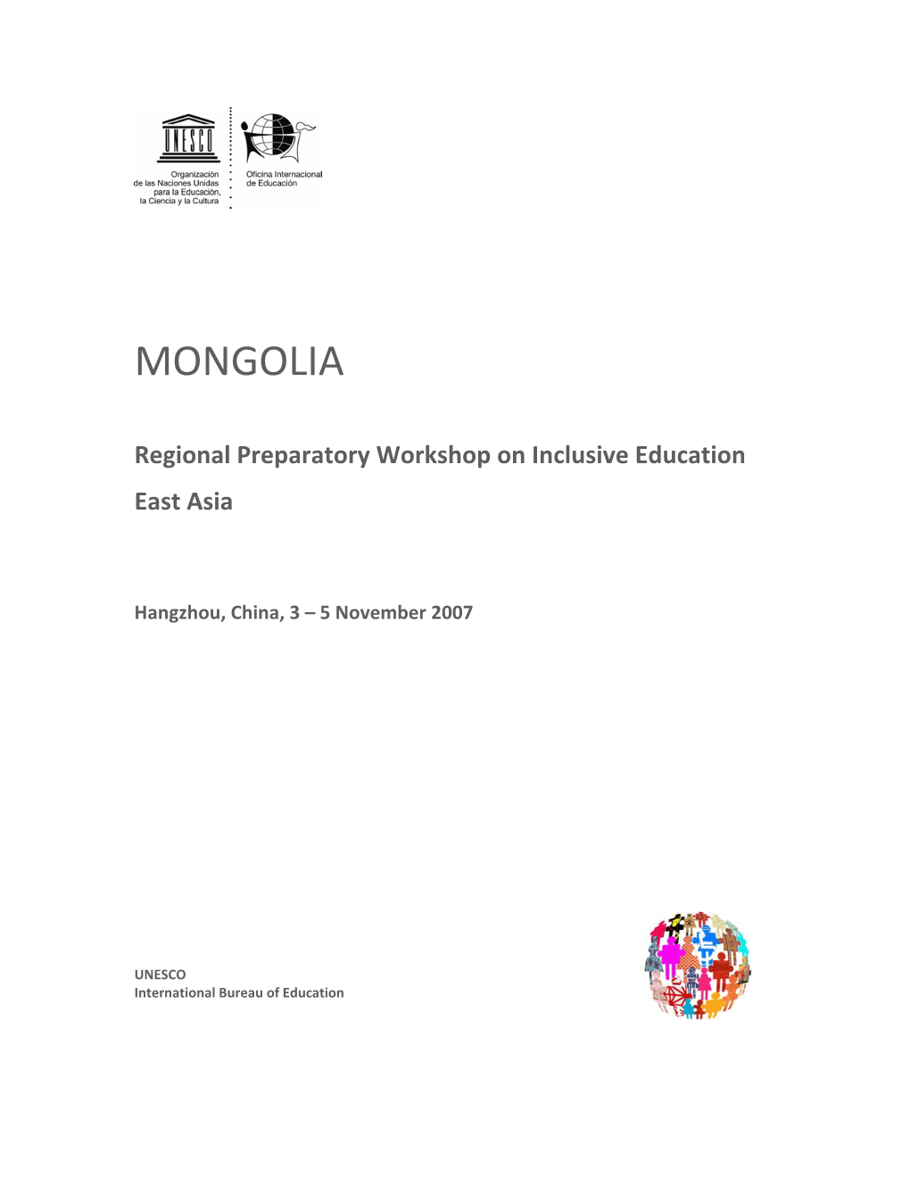 Inclusive Education in Mongolia