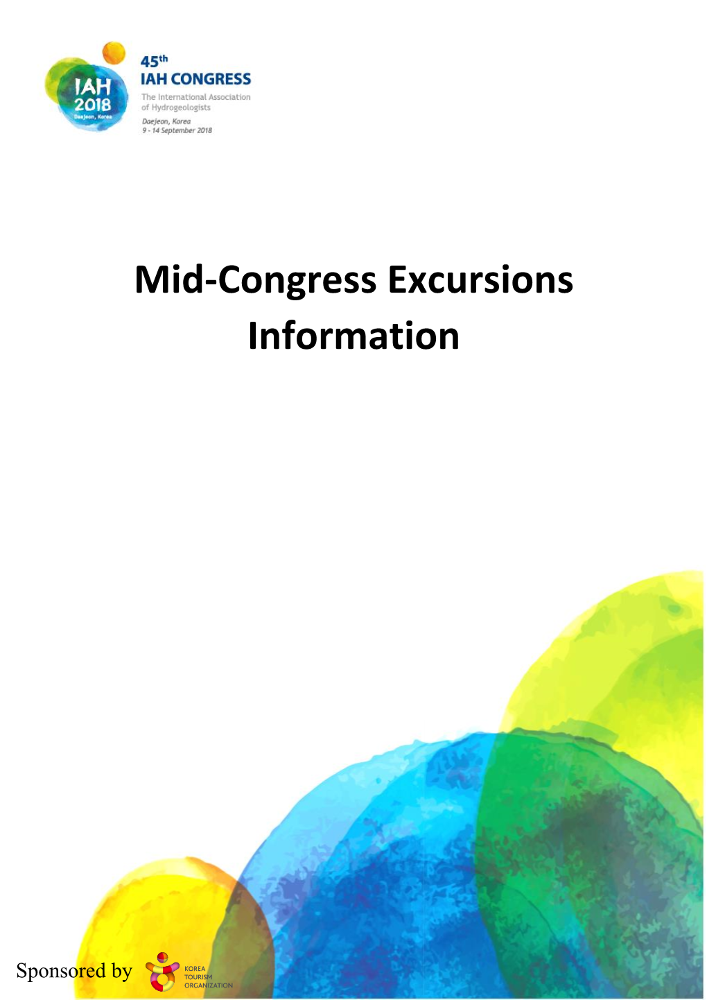 Mid-Congress Excursions Information