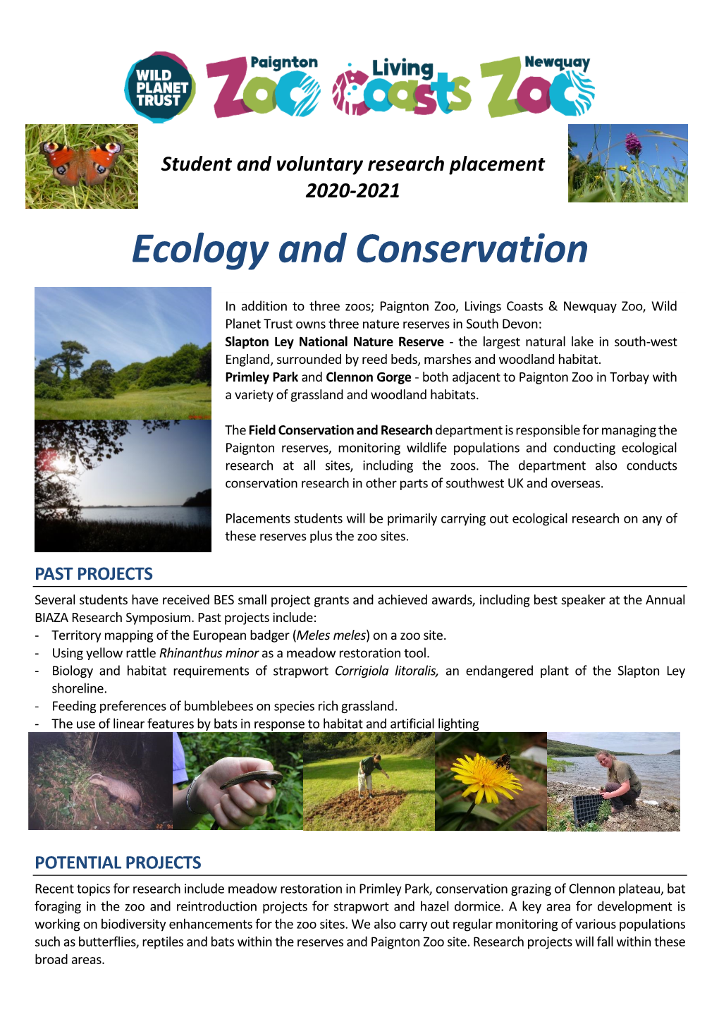 Ecology and Conservation