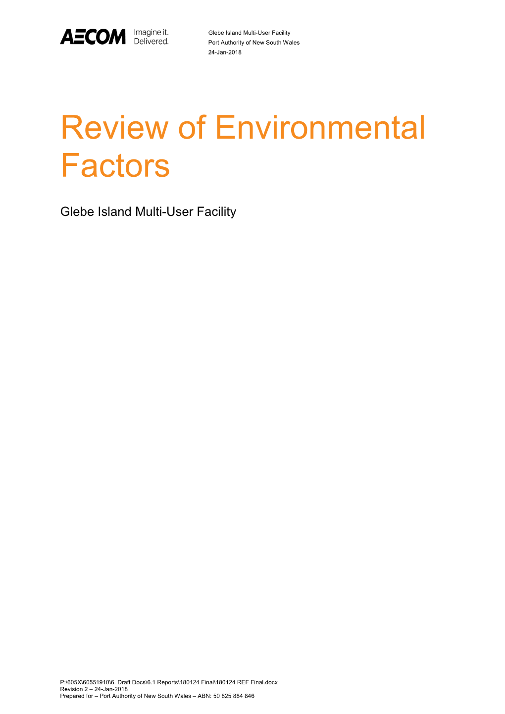 Review of Environmental Factors