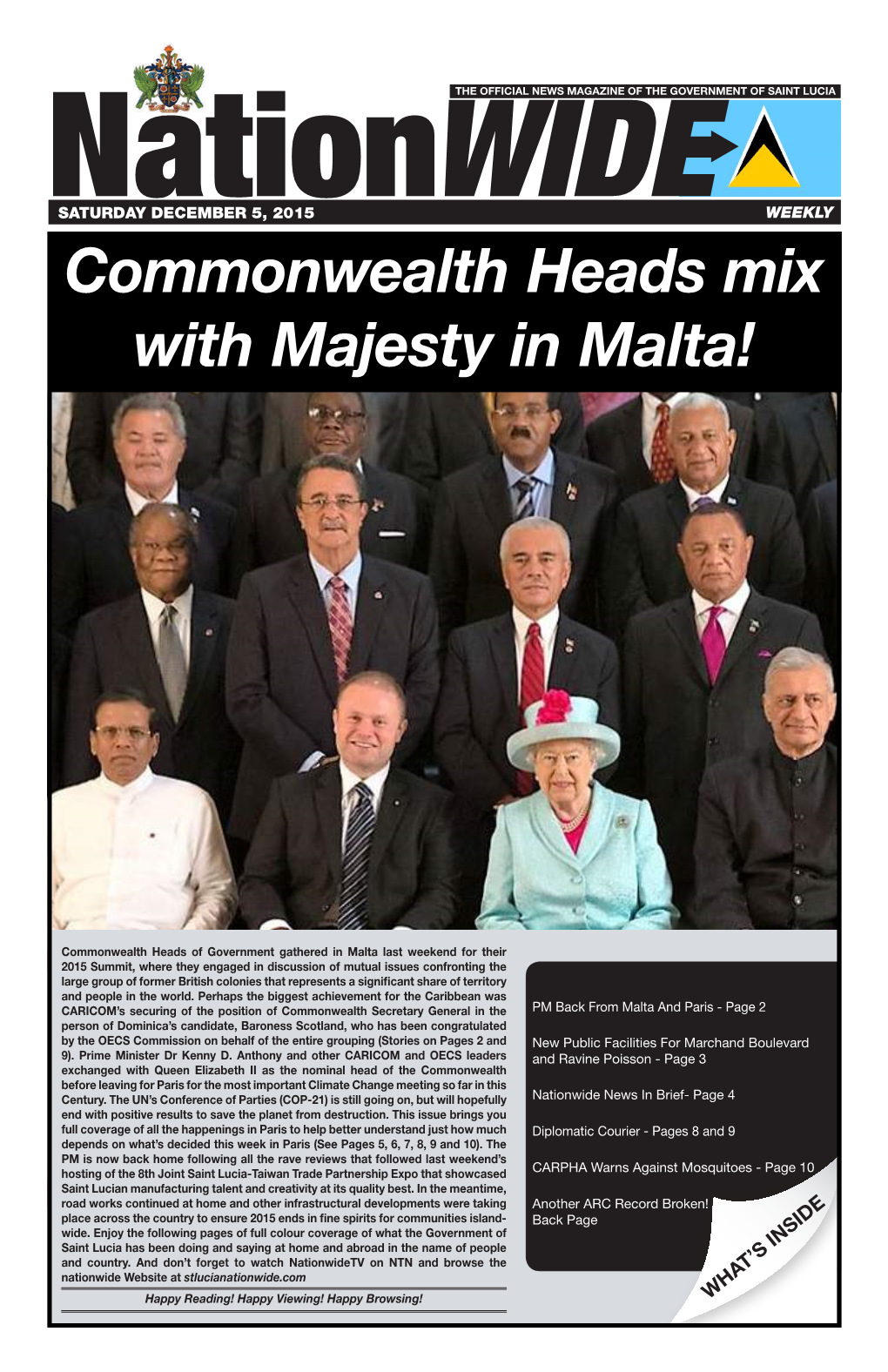 Commonwealth Heads Mix with Majesty in Malta!