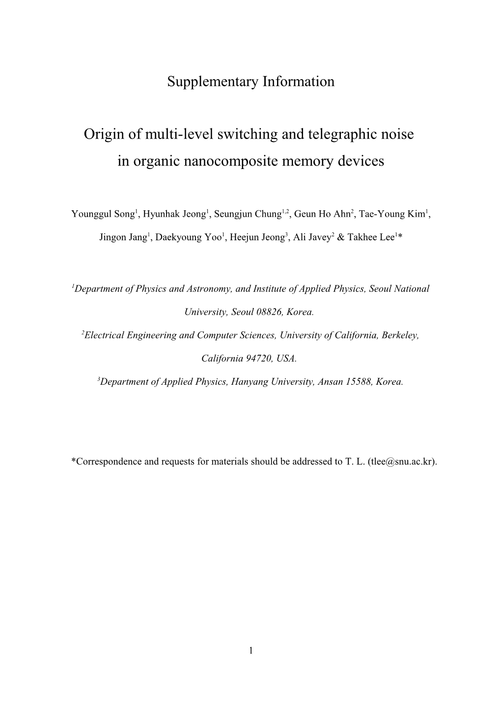 Origin of Multi-Level Switching and Telegraphic Noise