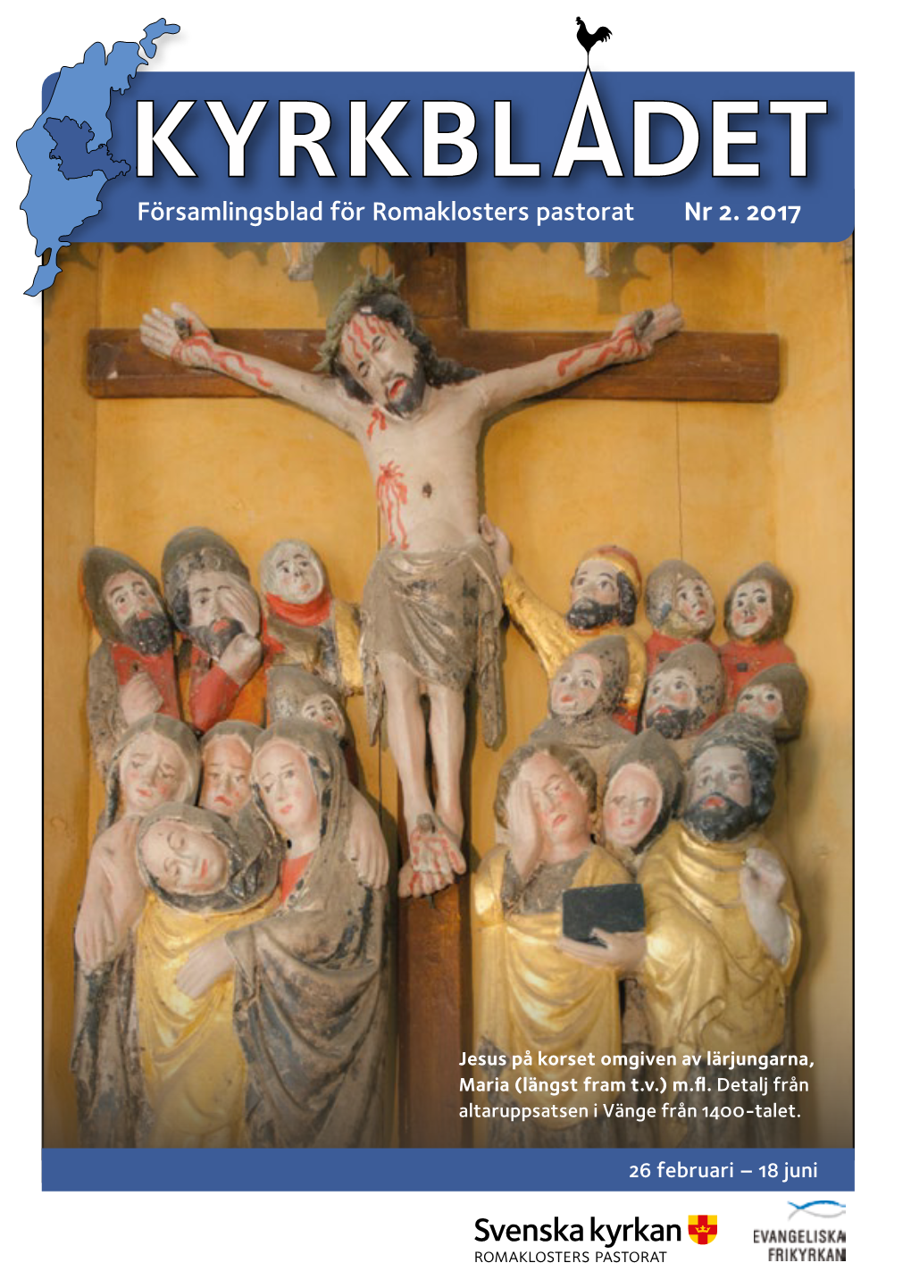 Församlingsblad För Romaklosters Pastorat Nr 2. 2017