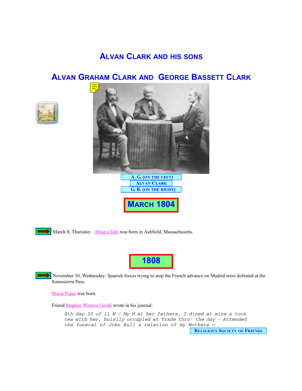 Alvan Clark and His Sons