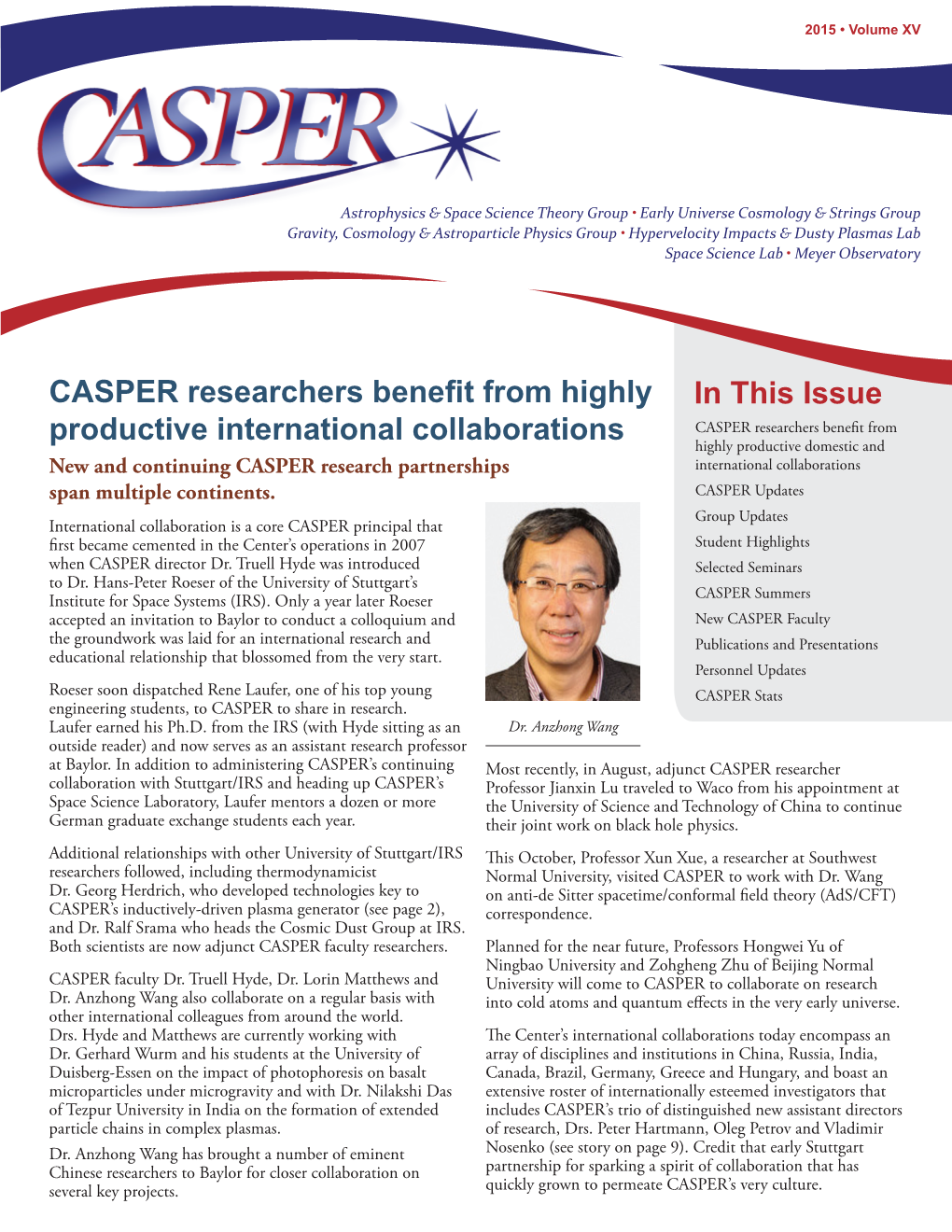 CASPER News 2015