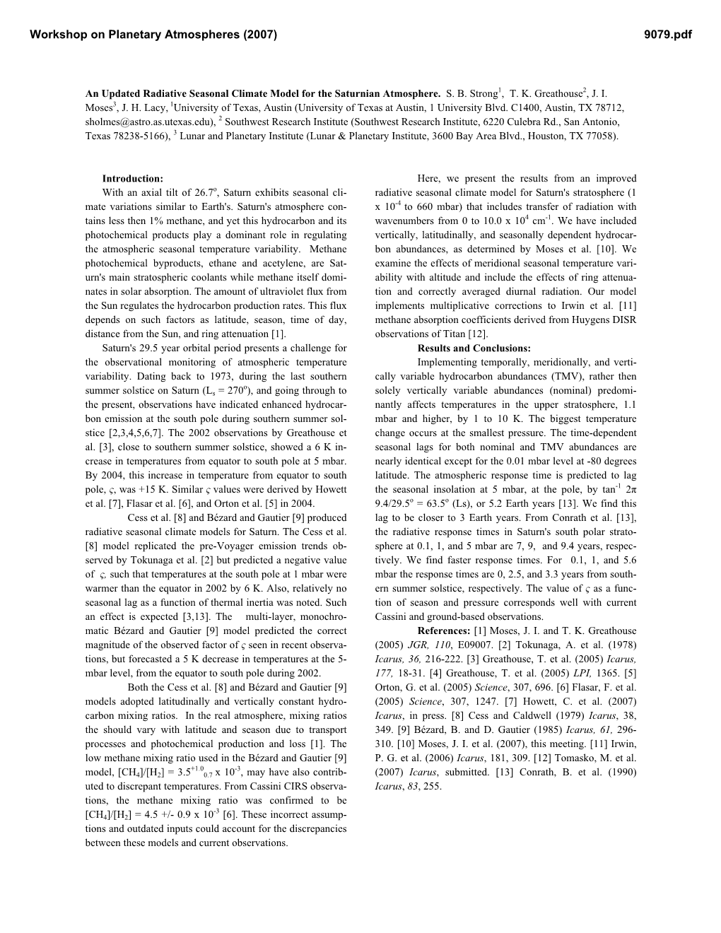 An Updated Radiative Seasonal Climate Model for the Saturnian Atmosphere