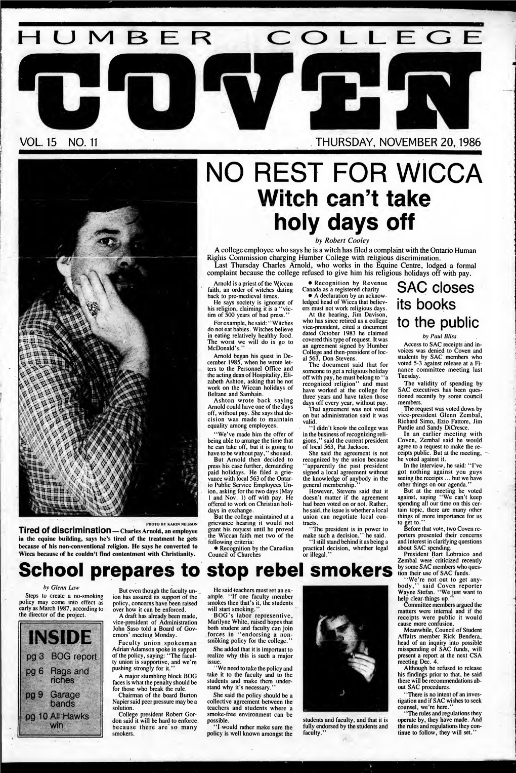 NO REST for WICCA Witch Can't Take Holy Days Off by Robert Cooley