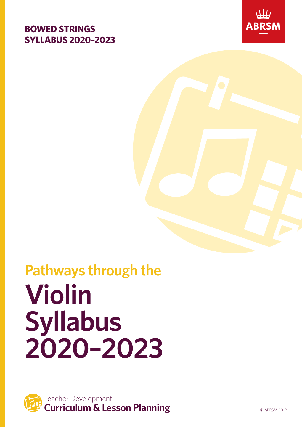 Pathways Through the Violin Syllabus 2020–2023