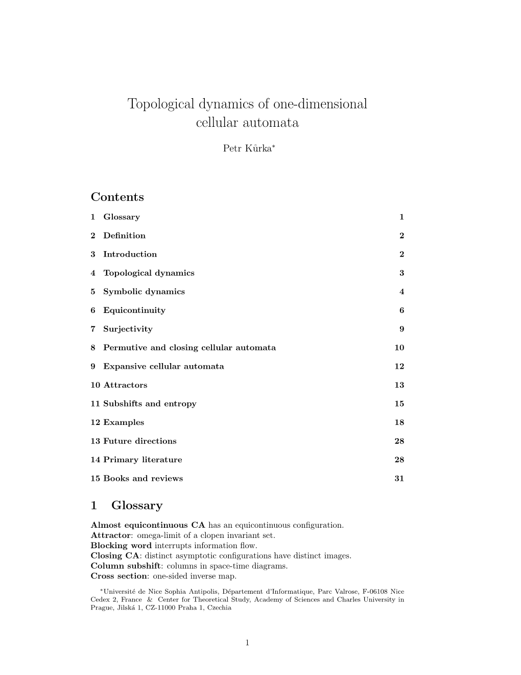 Topological Dynamics of One-Dimensional Cellular Automata