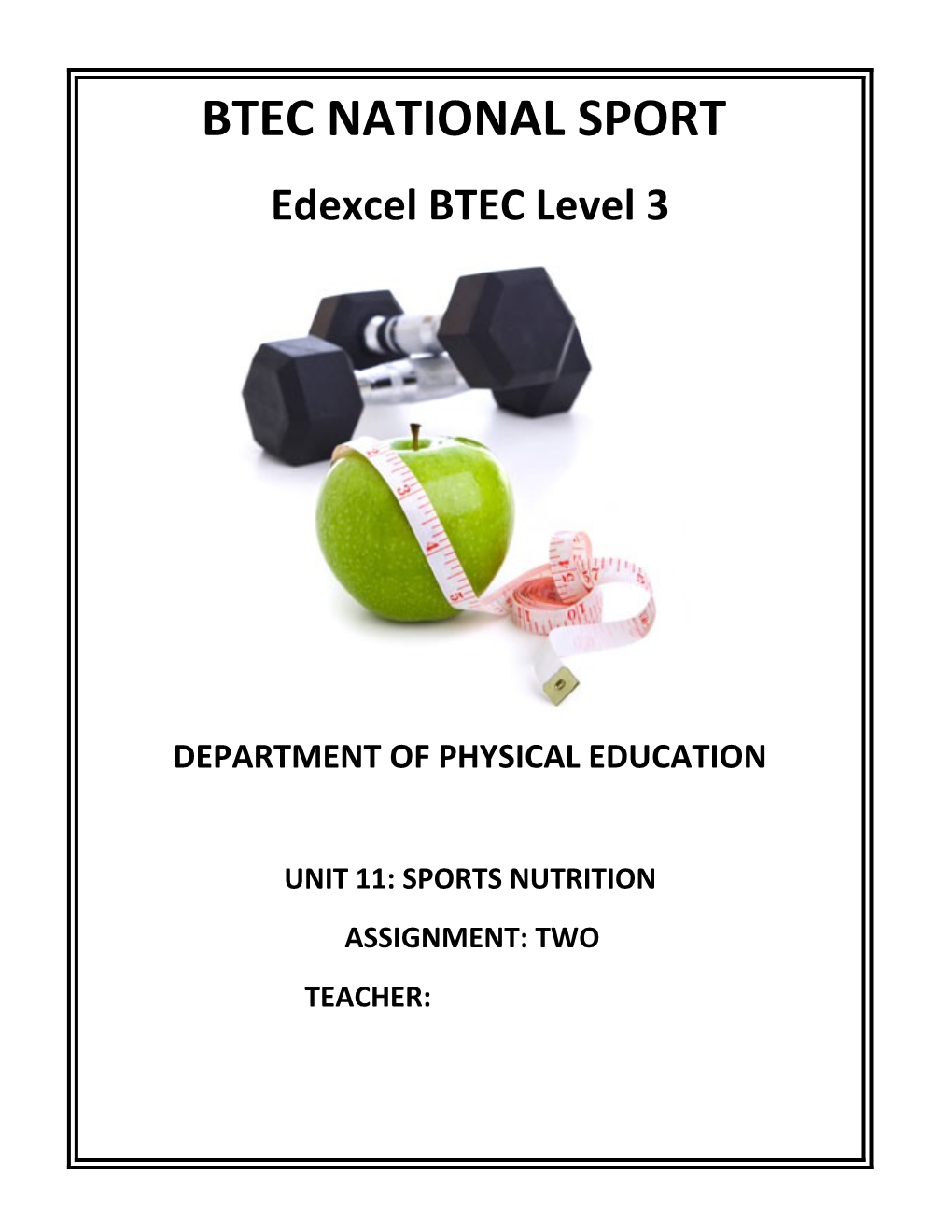 2 Know Energy Intake and Expenditure in Sports Performance