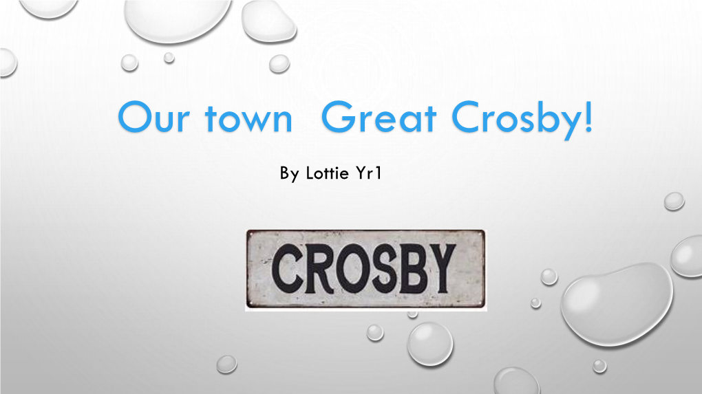 Our Town Great Crosby by Lottie