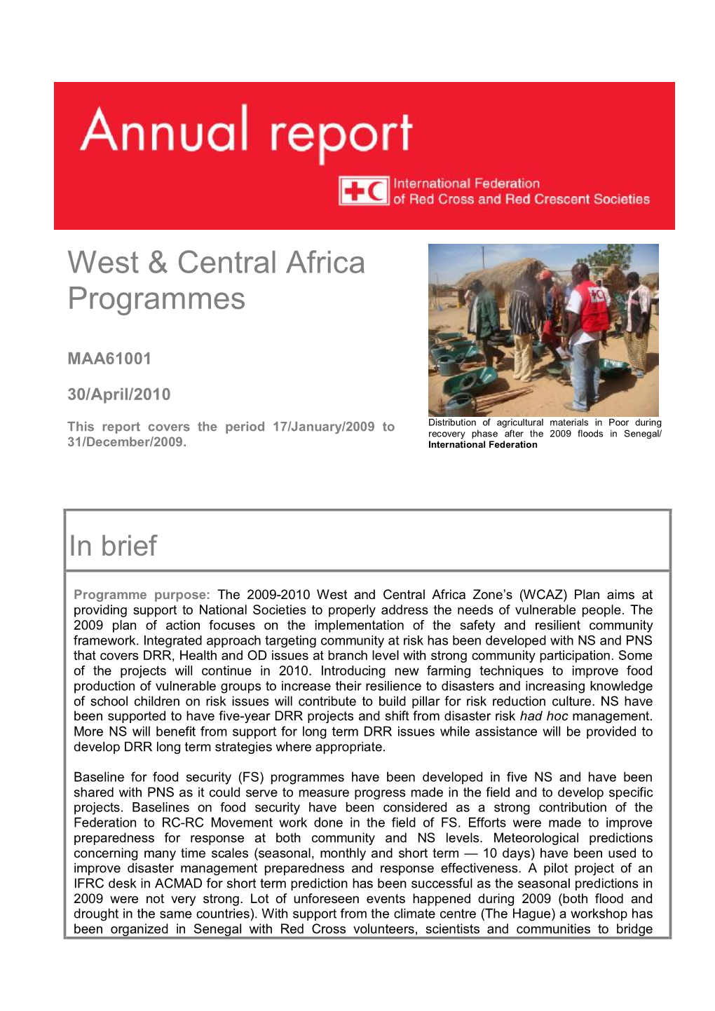 West & Central Africa Programmes
