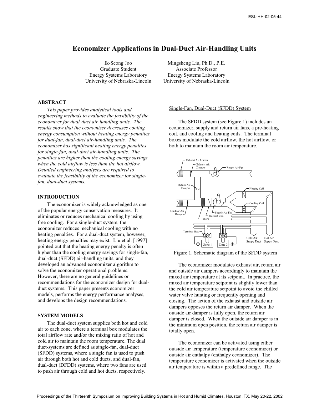 Economizer Applications in Dual-Duct Air-Handling Units