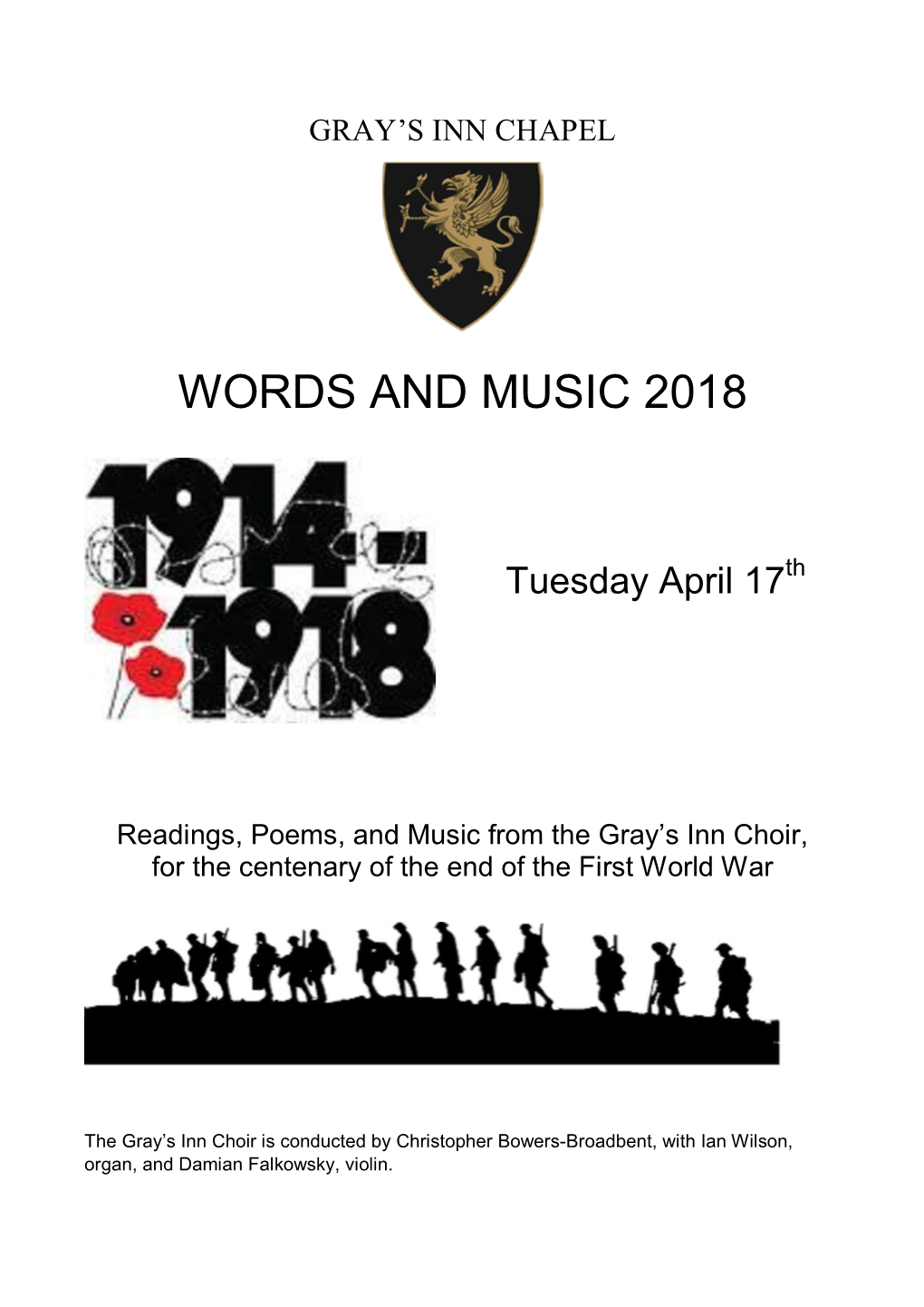 Words and Music 2018