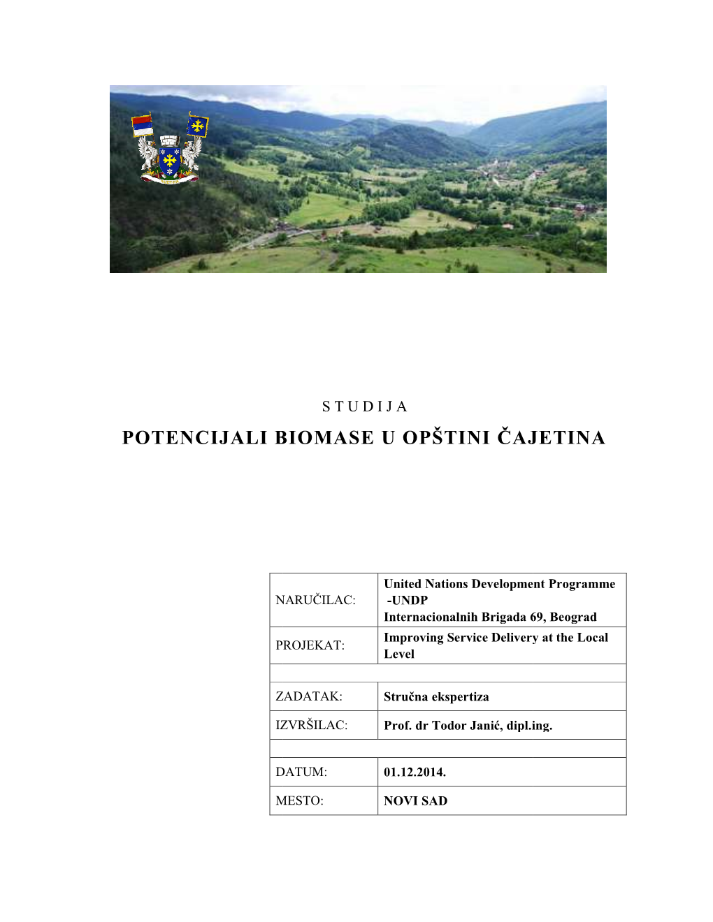 Potencijali Biomase U Cijali Biomase U Opštini Čajetina Tini Čajetina