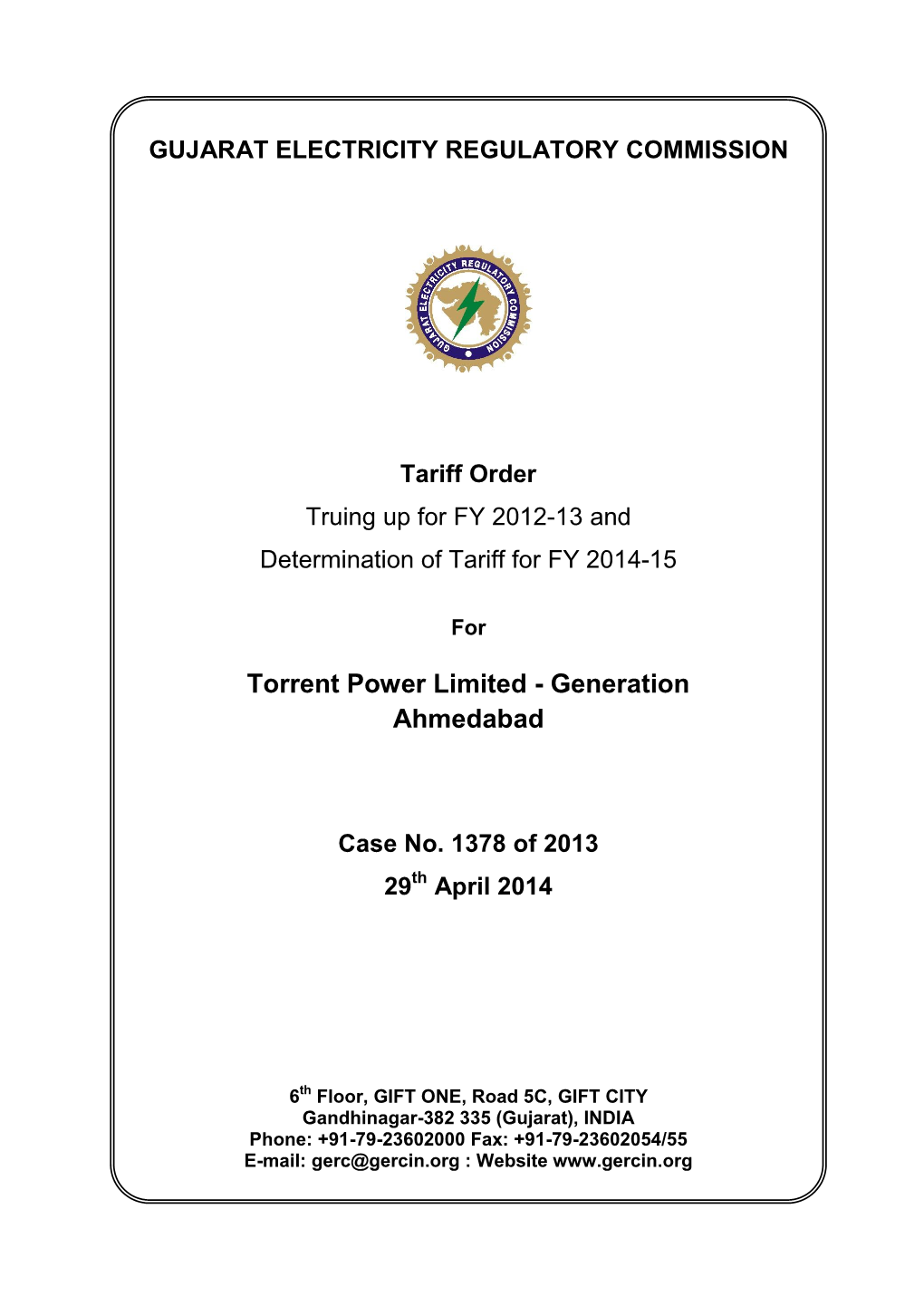 Torrent Power Limited - Generation Ahmedabad