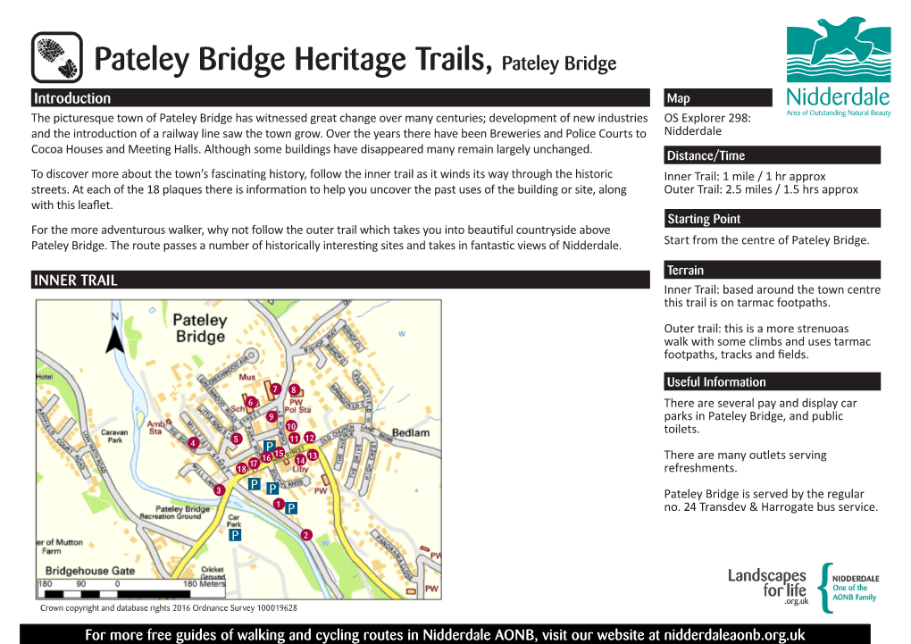 Pateley Bridge Heritage Trails, Pateley Bridge