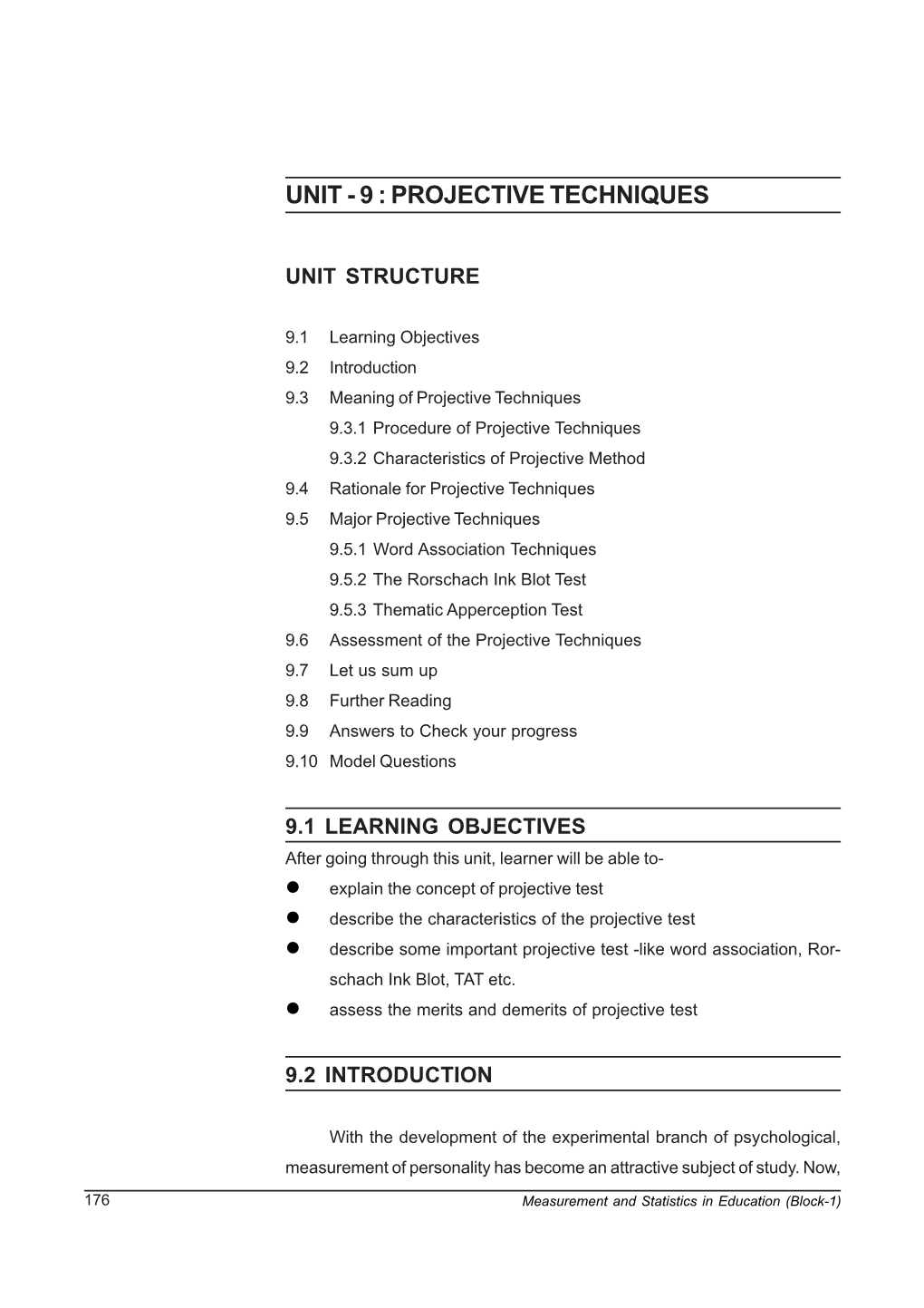 Projective Techniques