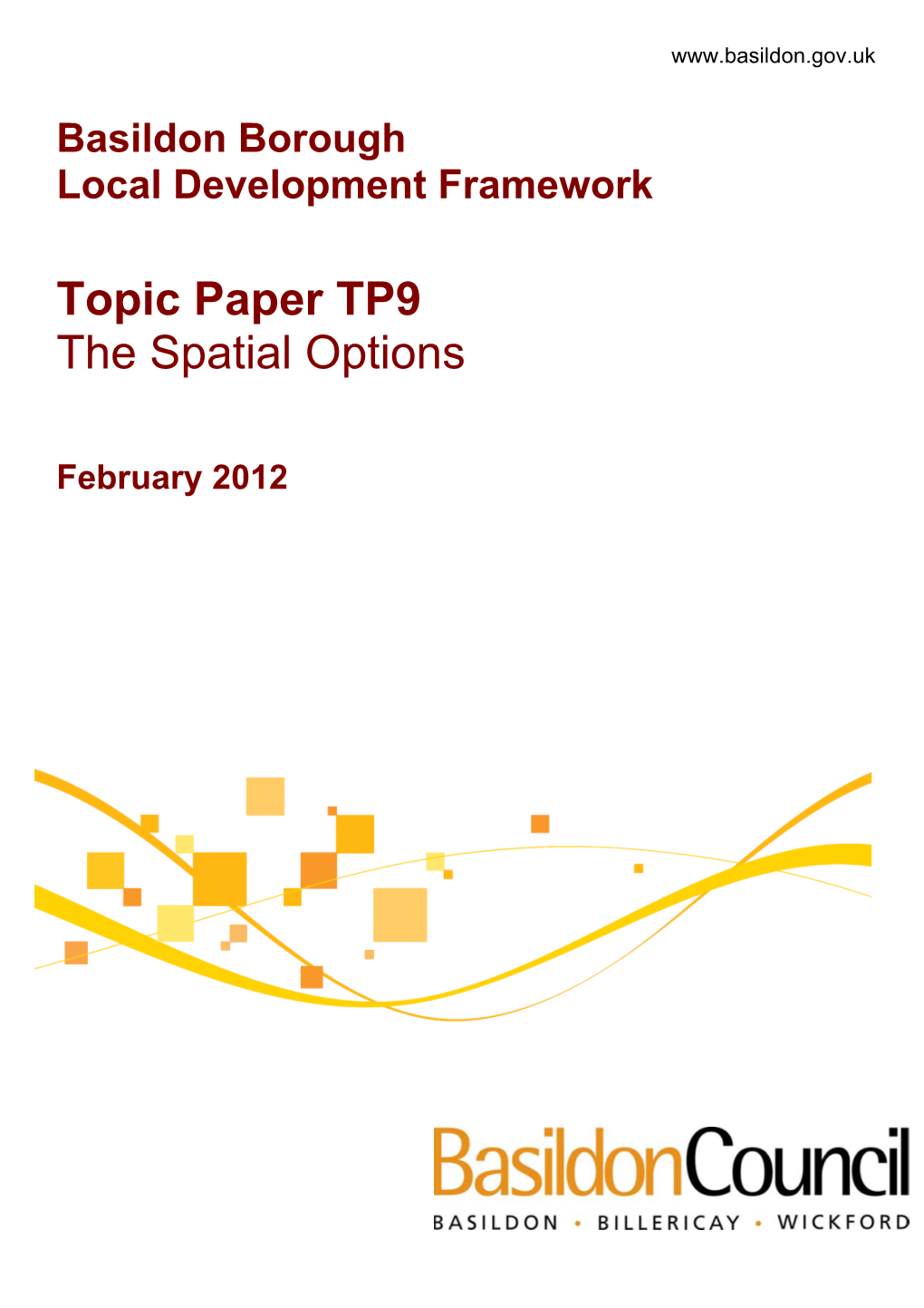 Topic Paper TP9 the Spatial Options