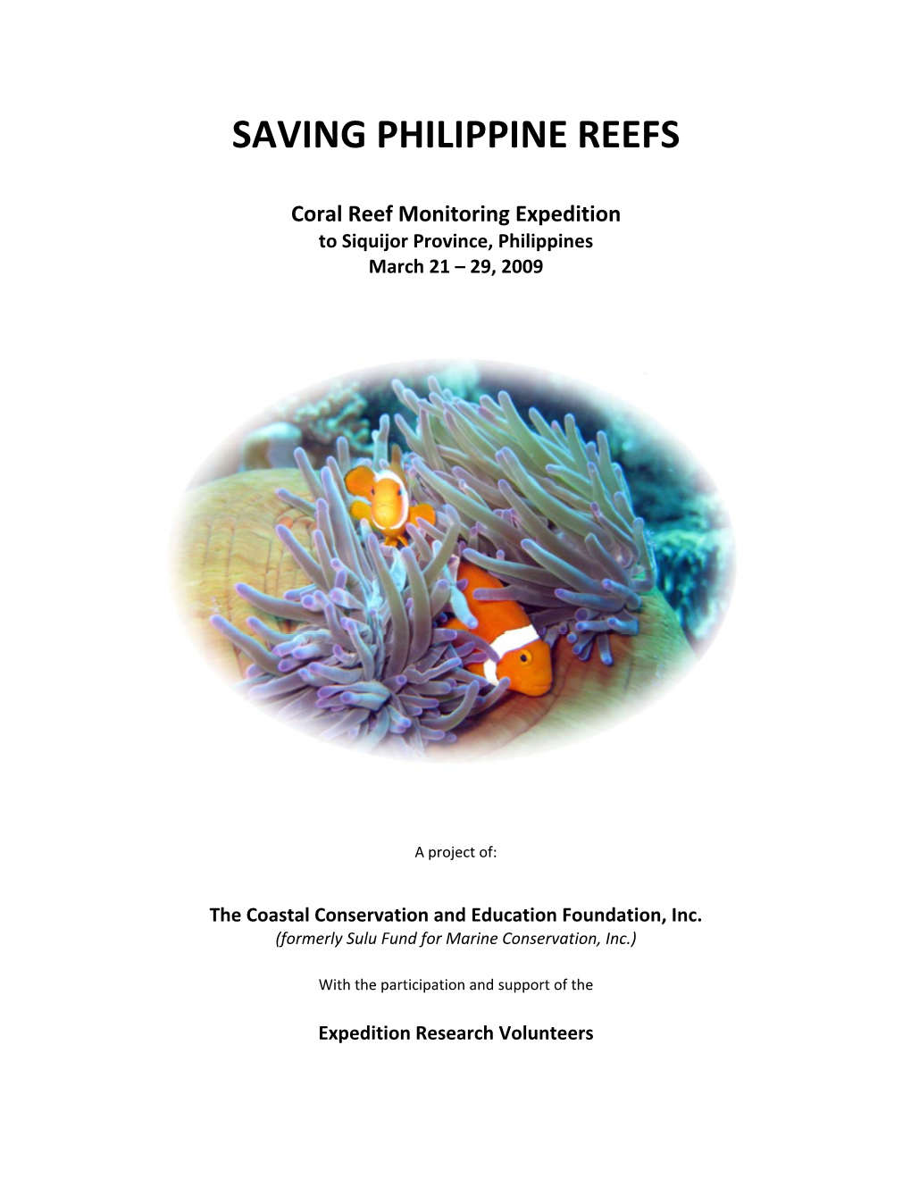 Saving Philippine Reefs