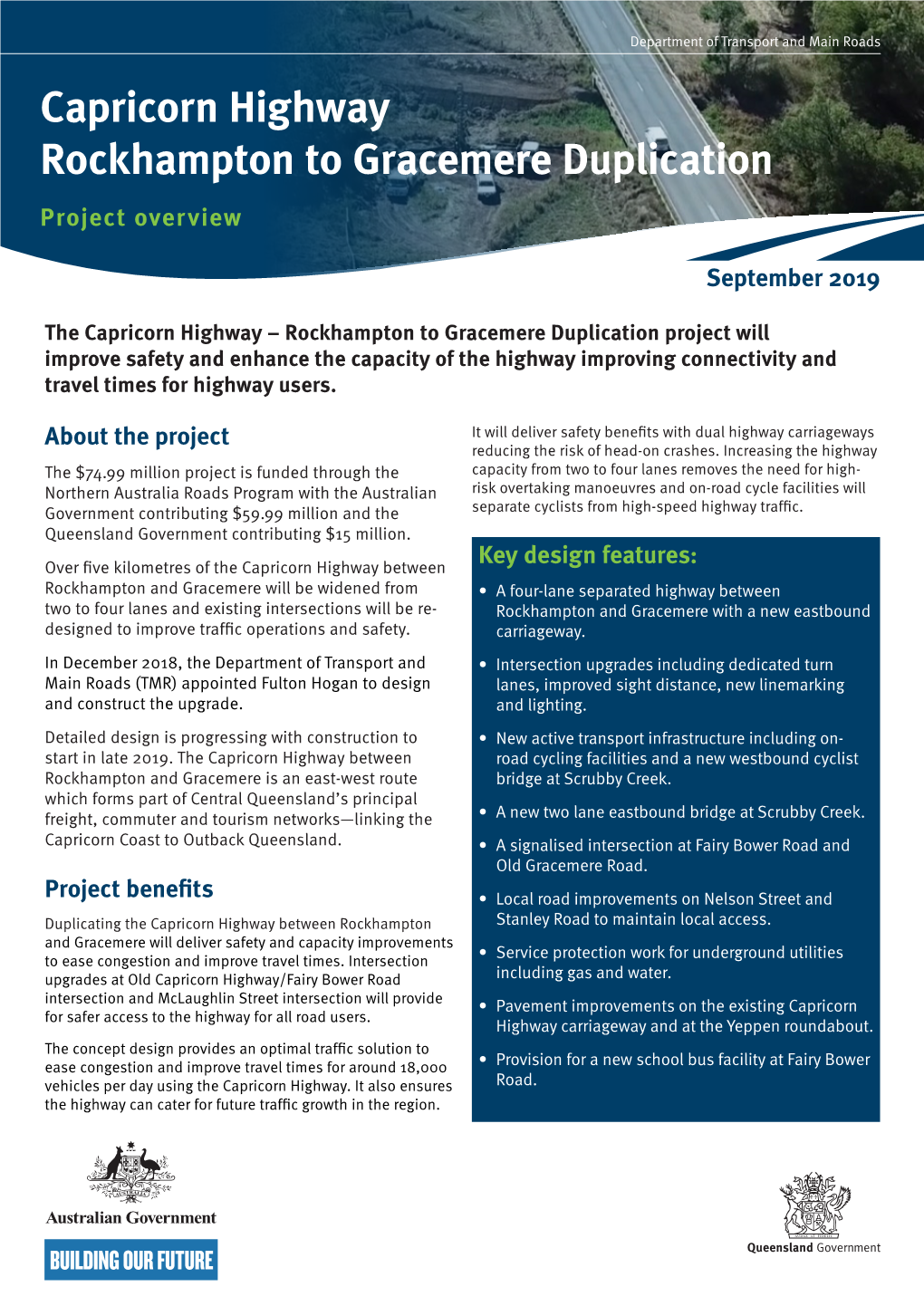 Rockhampton to Gracemere Duplication Project Overview