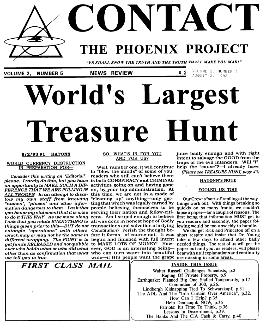 World's Largest Treasure Hunt