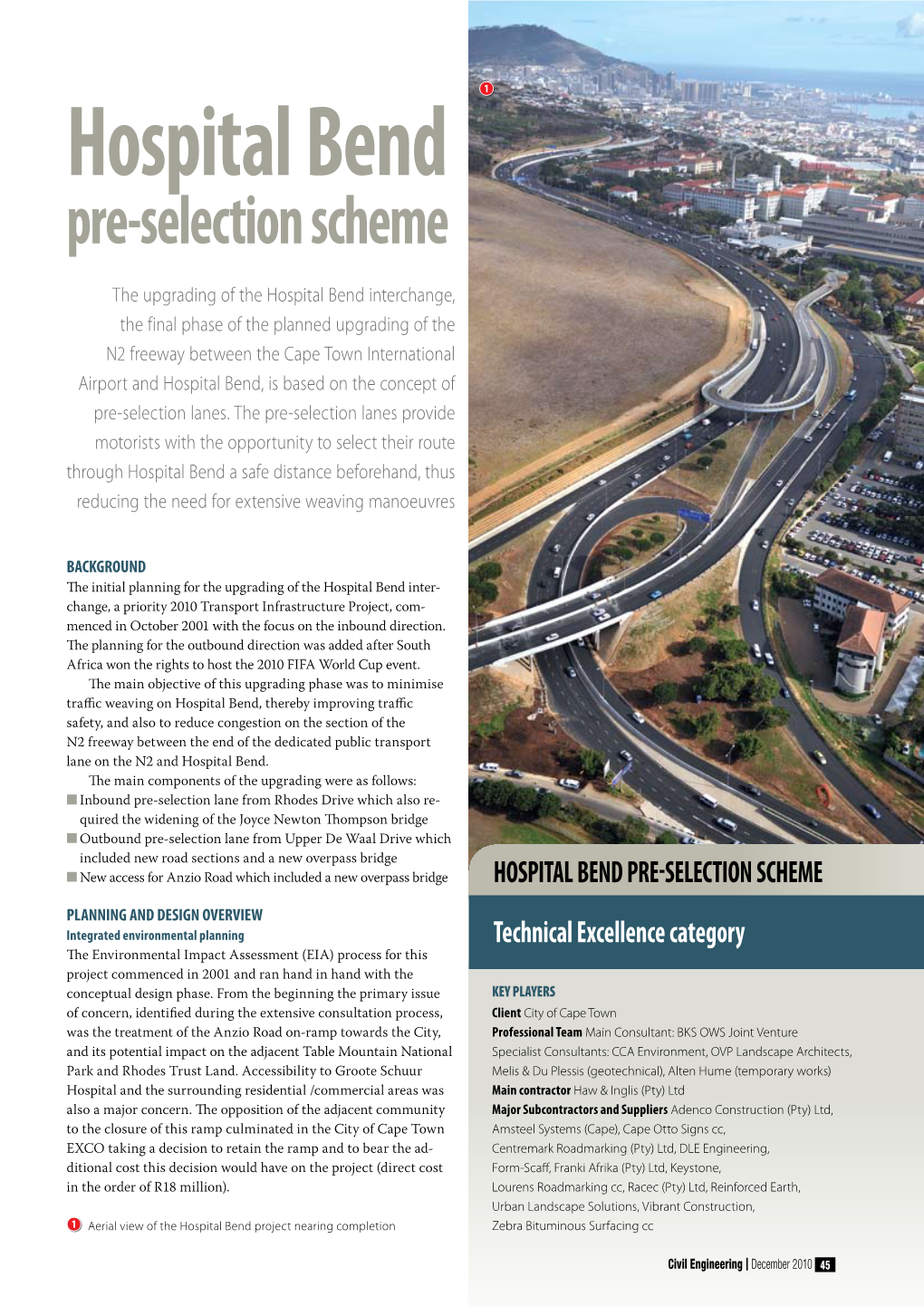 Hospital Bend Pre-Selection Scheme