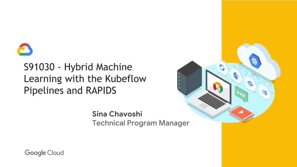 Hybrid Machine Learning with the Kubeflow Pipelines and RAPIDS