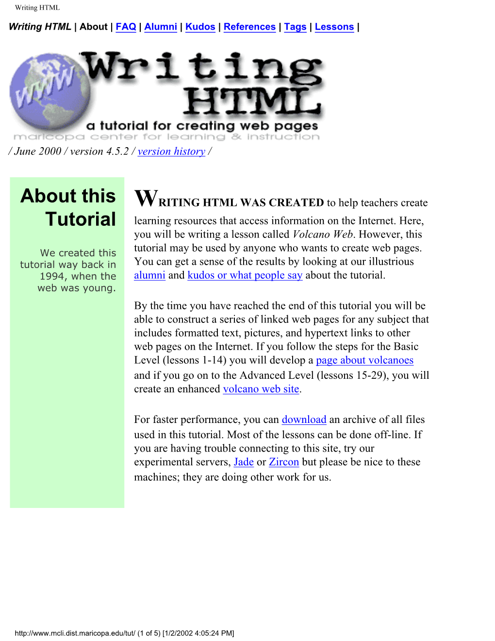 Writing HTML