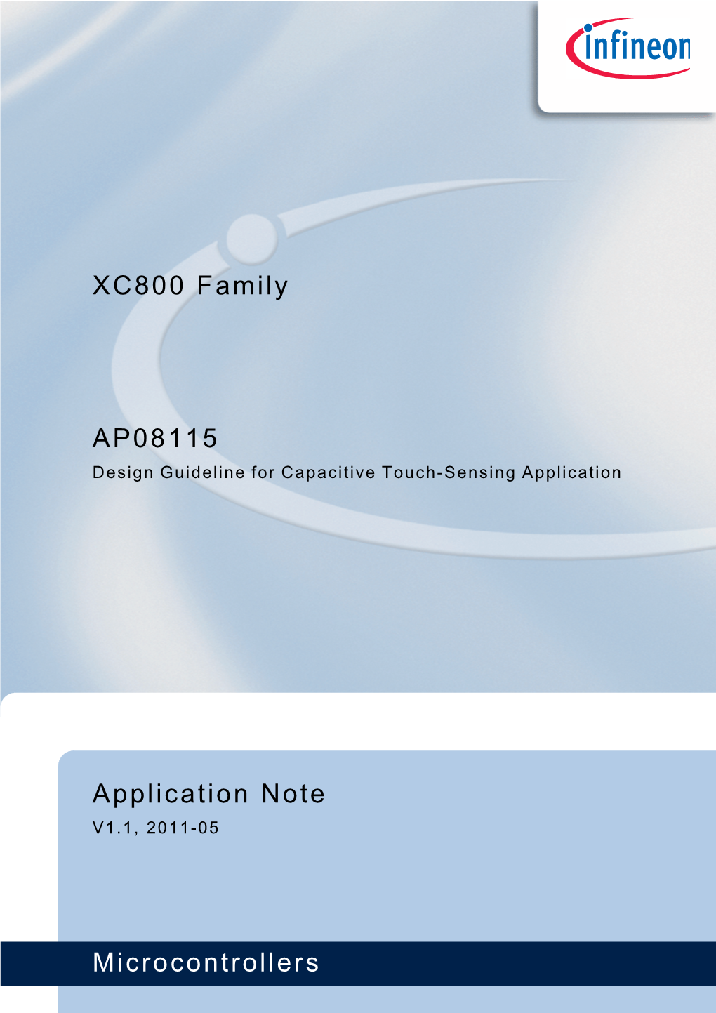 XC800 Family AP08115 Microcontrollers Application Note