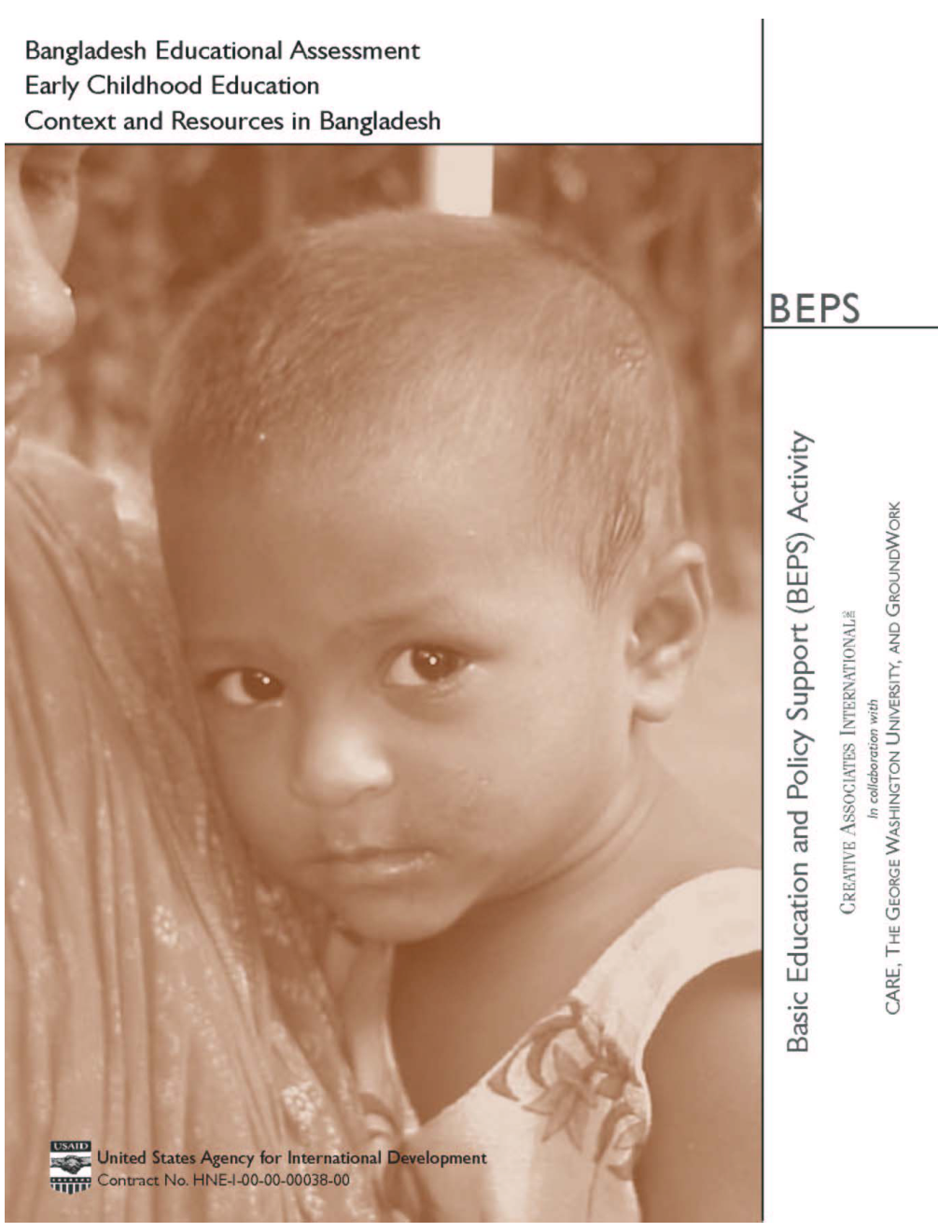 EARLY CHILDHOOD EDUCATION Context and Resources in Bangladesh